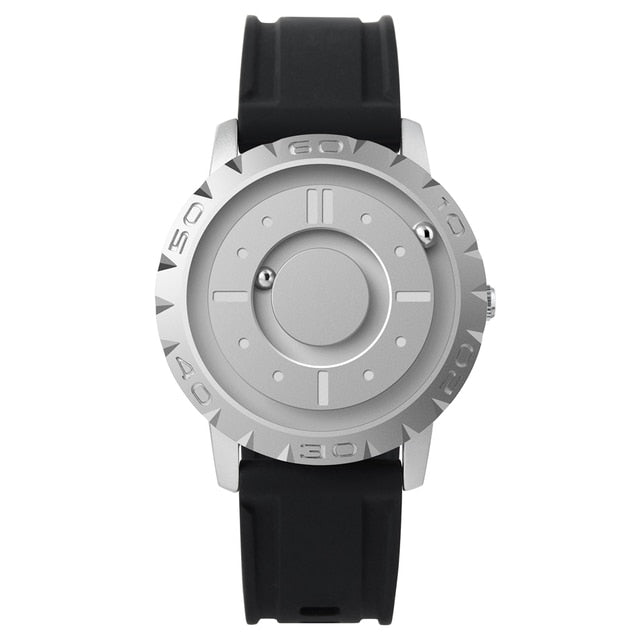 Iron Ball Magnetic Pointer Men's Watch by Queendom
