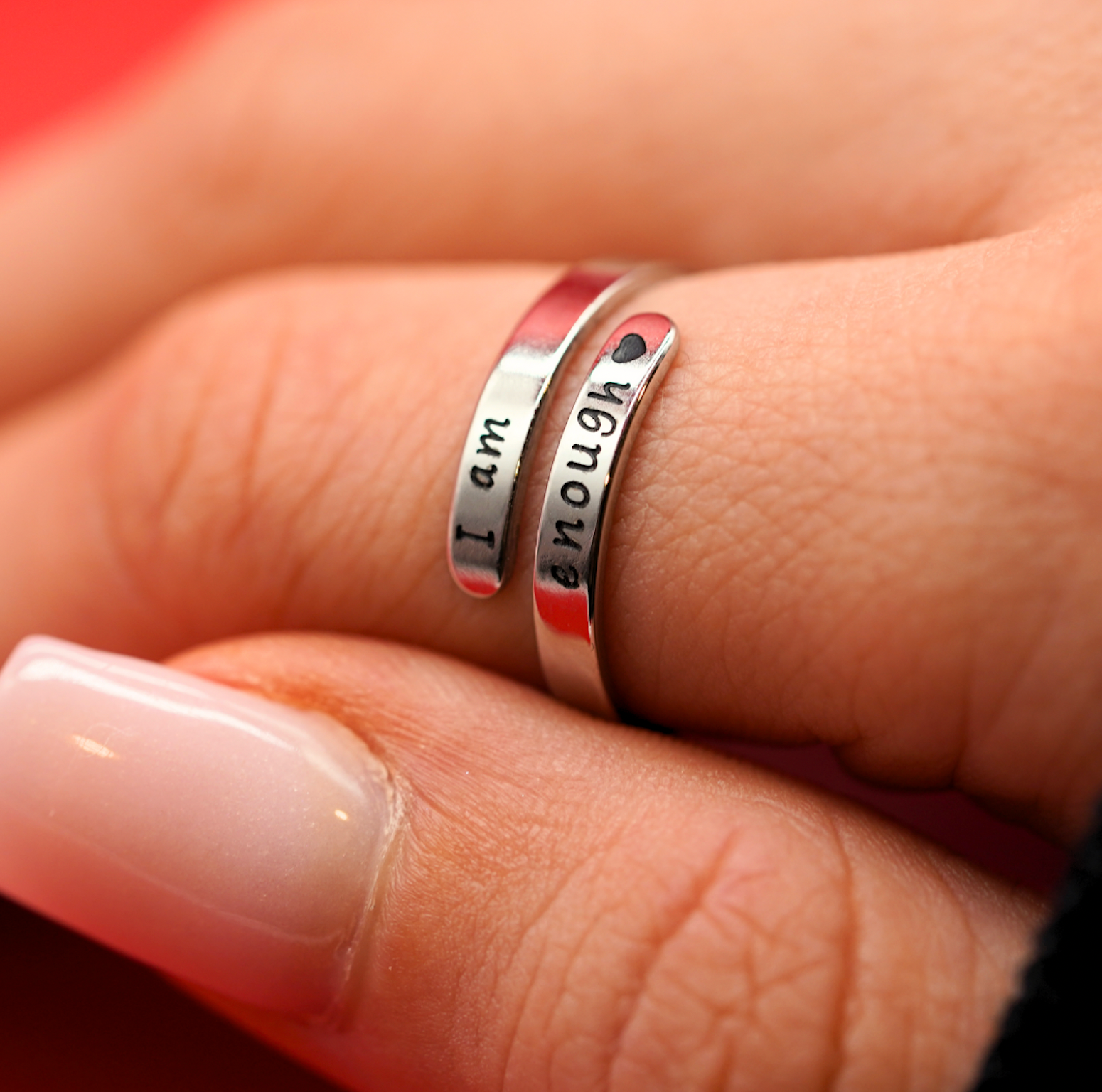 I Am Enough Ring by Queendom
