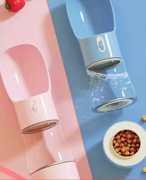 2-in-1 Portable Pet Feeder - Light Grey