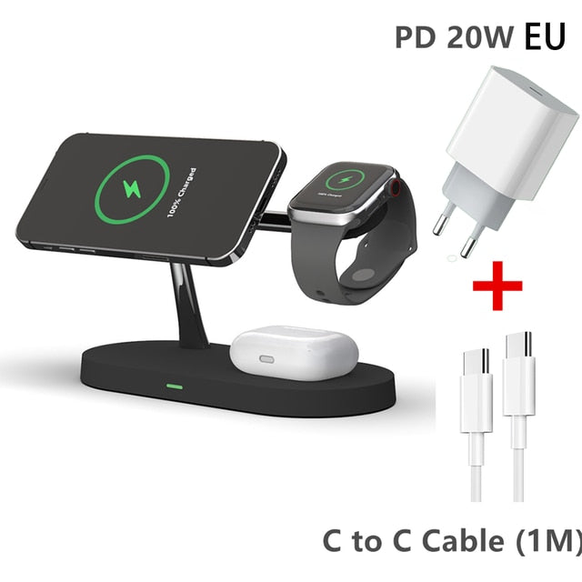 3-in-1 Wireless Magsafe Charger Stand by Queendom