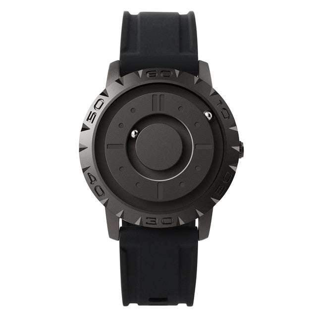 Iron Ball Magnetic Pointer Men's Watch by Queendom