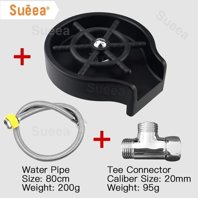 Glass Rinser Automatic Cup Washer by Queendom