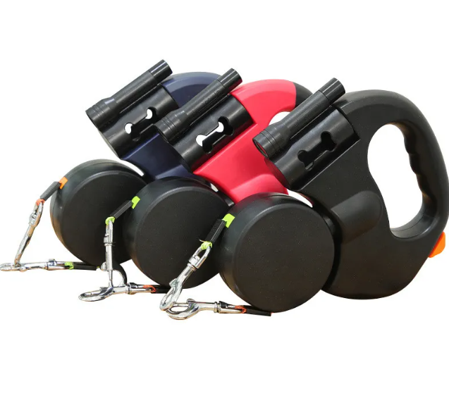 Auto Double Dog Leash by Queendom