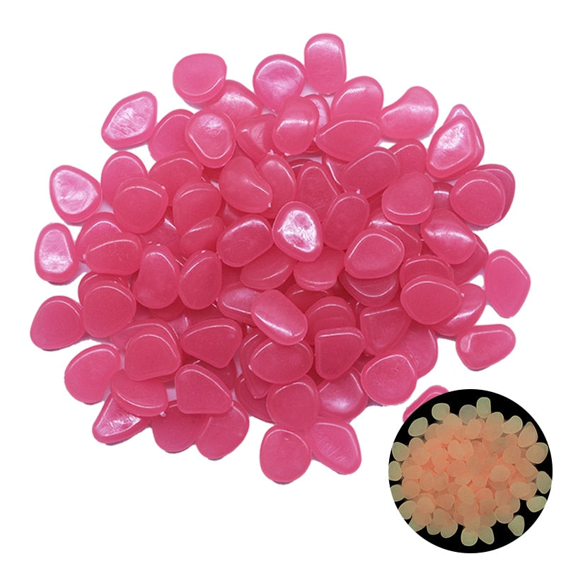 Glow in the Dark Garden Pebbles by Queendom