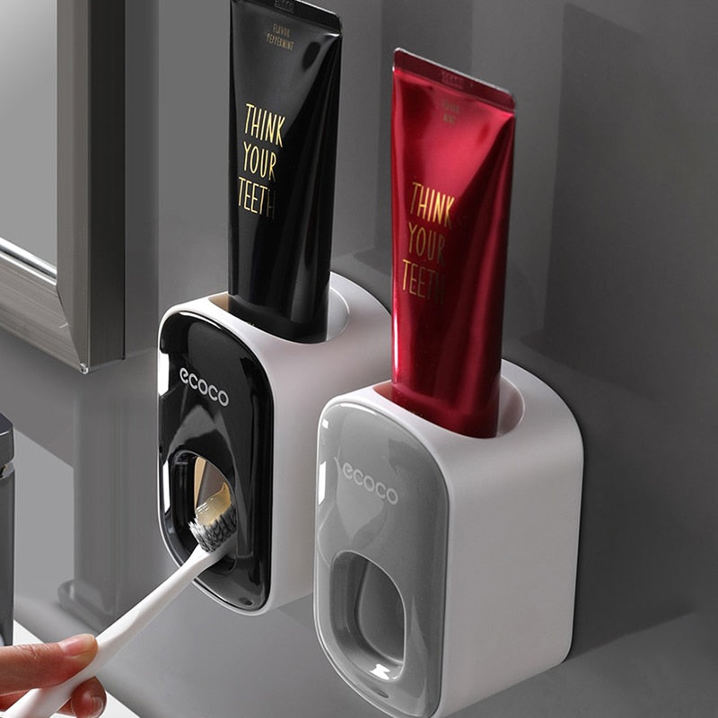 Wall Mount Automatic Toothpaste Dispenser by Queendom