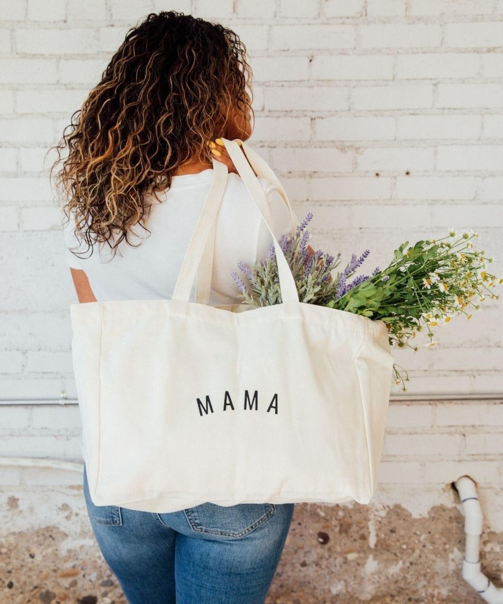 "Mama 'Canvas Tote Bag