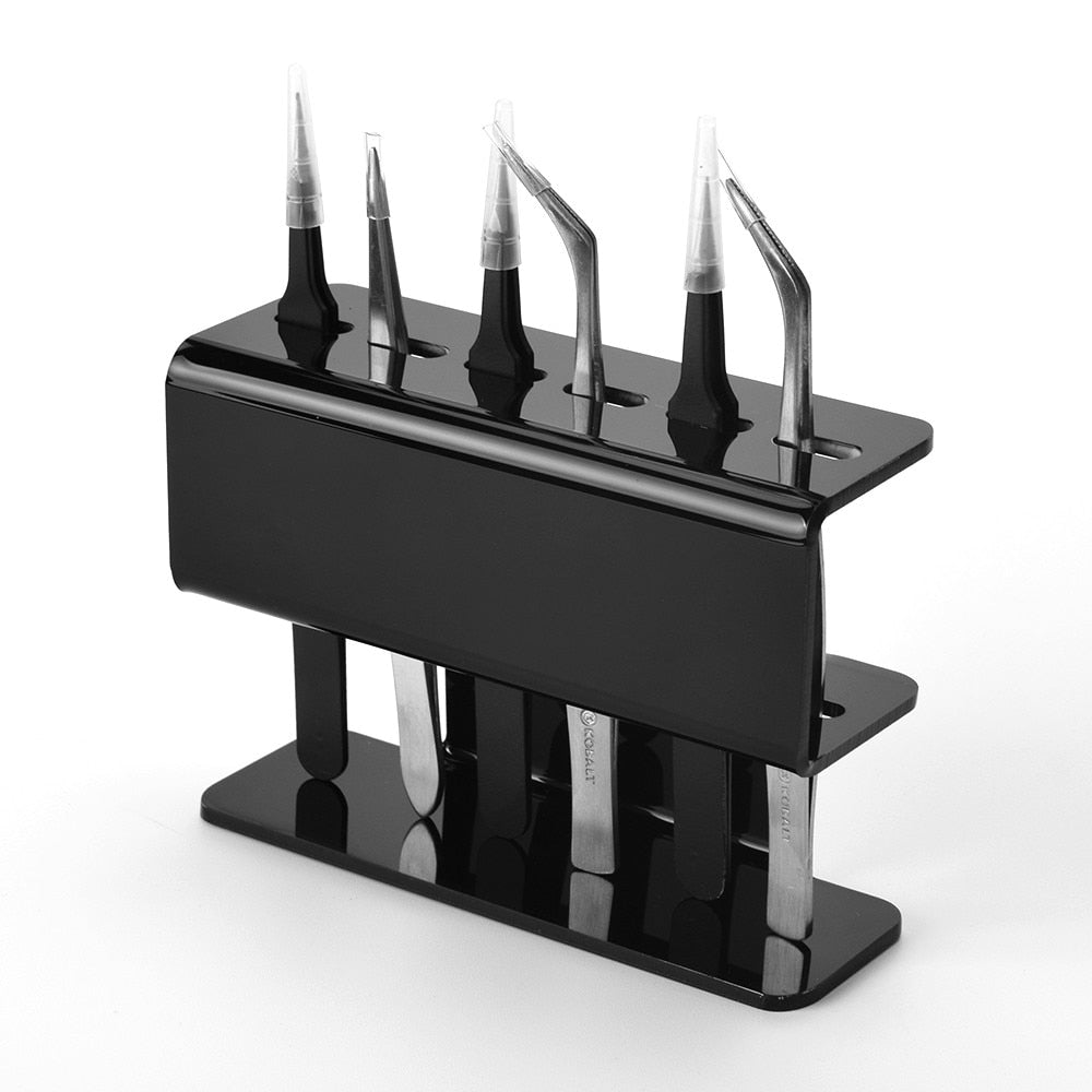 Acrylic Eyelash Tweezers Holder by Queendom