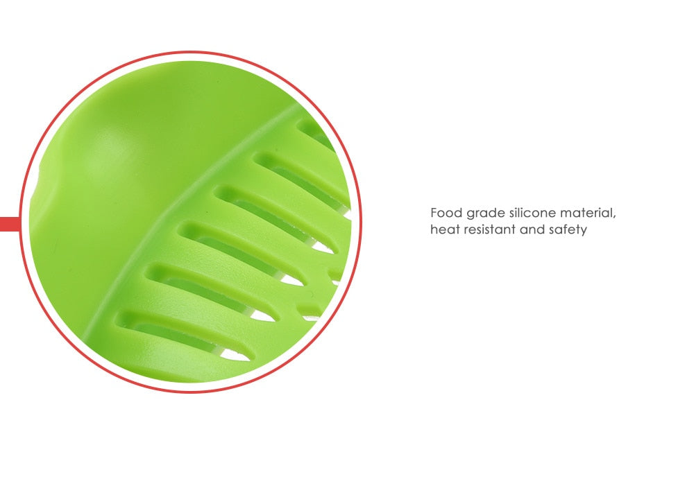 Silicone Kitchen Snap N Strain Filter by Queendom