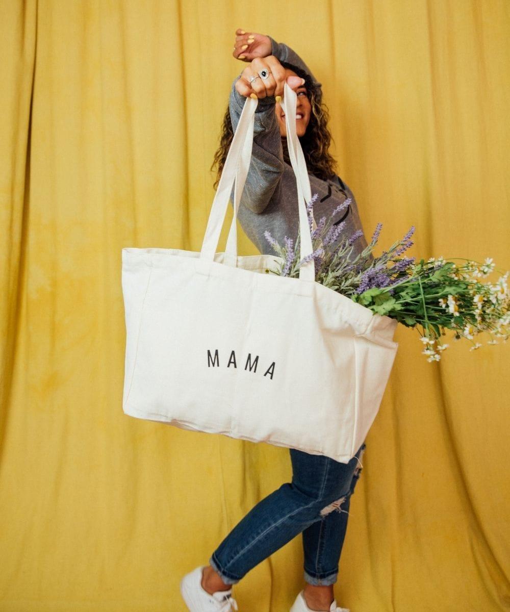"Mama 'Canvas Tote Bag