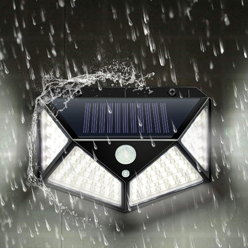 Garden Solar Lamp PIR Motion Sensor LED Solar Light Solar Powered By Sunlight Waterproof for Outdoor Wall Street Decoration by Queendom