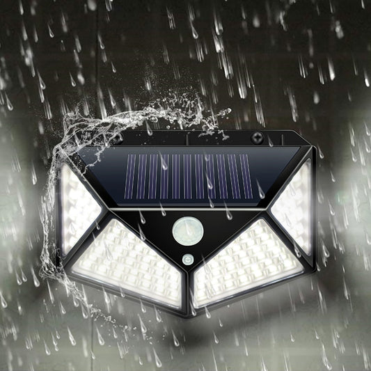 Garden Solar Lamp PIR Motion Sensor LED Solar Light Solar Powered By Sunlight Waterproof for Outdoor Wall Street Decoration by Queendom