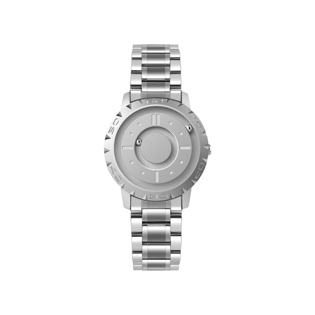 Iron Ball Magnetic Pointer Men's Watch by Queendom