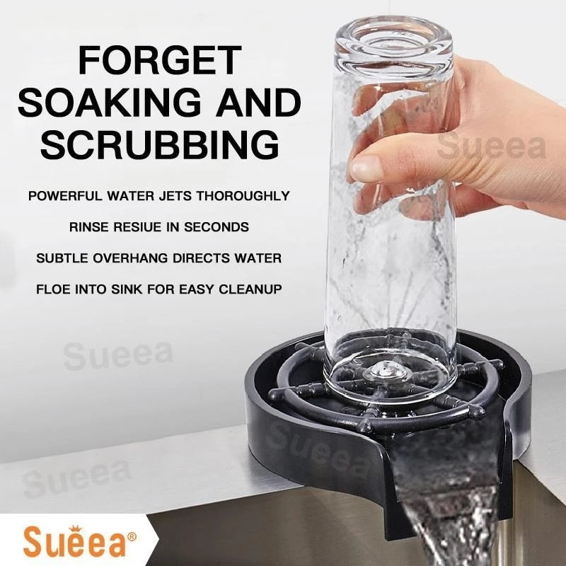 Glass Rinser Automatic Cup Washer by Queendom