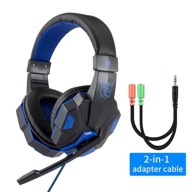 Led Light Wired Gamer Headset by Queendom