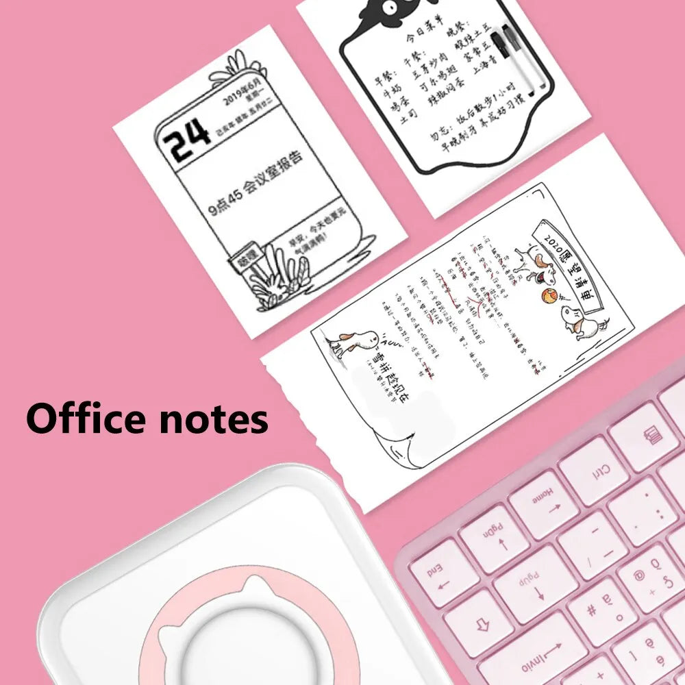 Mini Printer Portable Thermal Stickers by Queendom