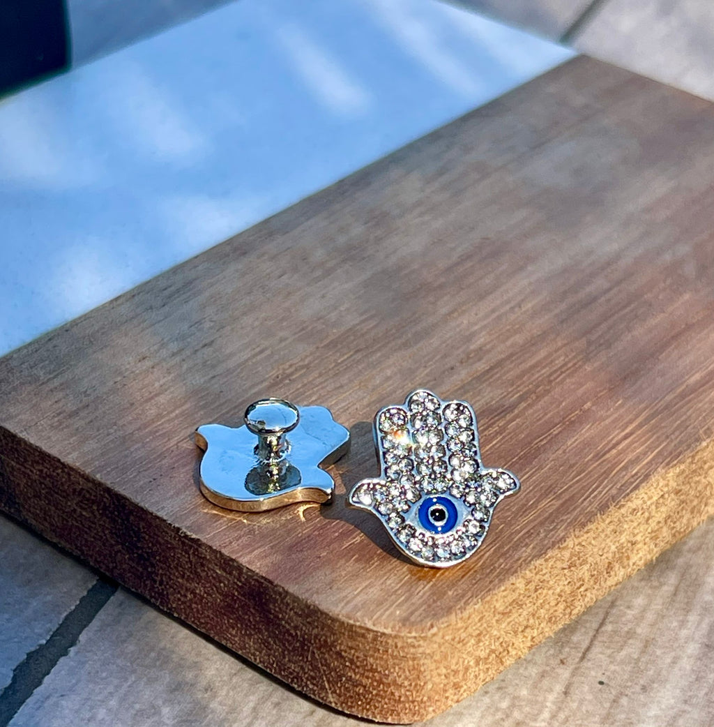 (Apple & Smartwatch Compatibility) Hamsa Evil Eye Watch Band Pin