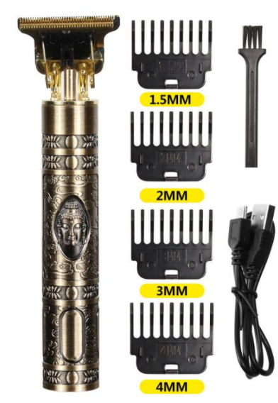 USB Vintage Electric Hair Trimmer by Queendom