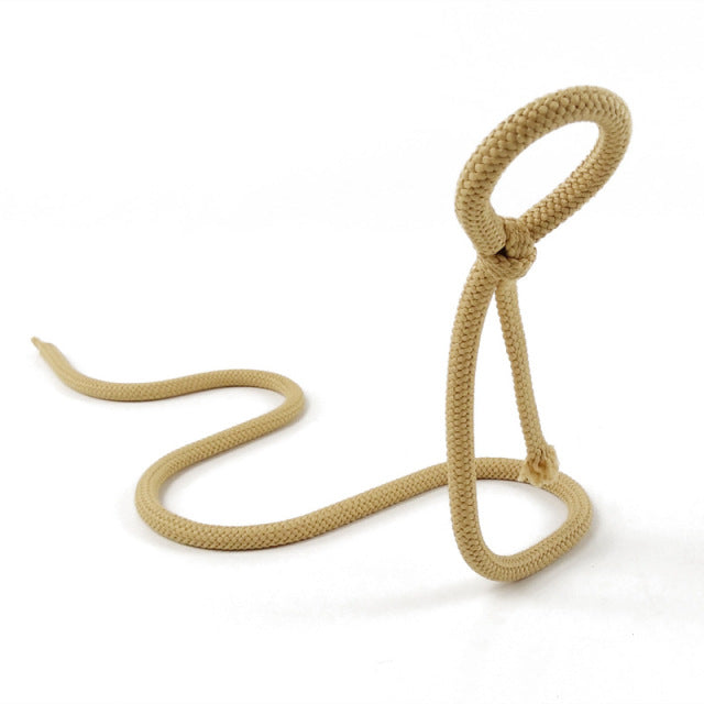 Suspended Rope Wine Bottle Holder by Queendom