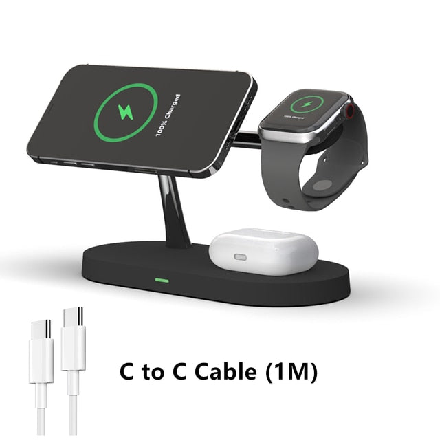 3-in-1 Wireless Magsafe Charger Stand by Queendom