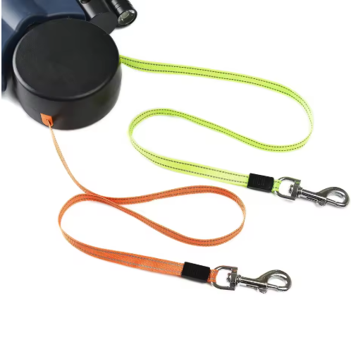 Auto Double Dog Leash by Queendom