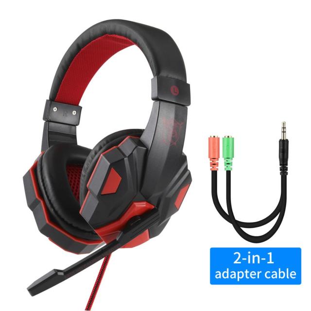 Led Light Wired Gamer Headset by Queendom