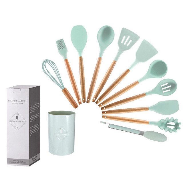 Non Stick Pot Spatula And Spoon by Queendom
