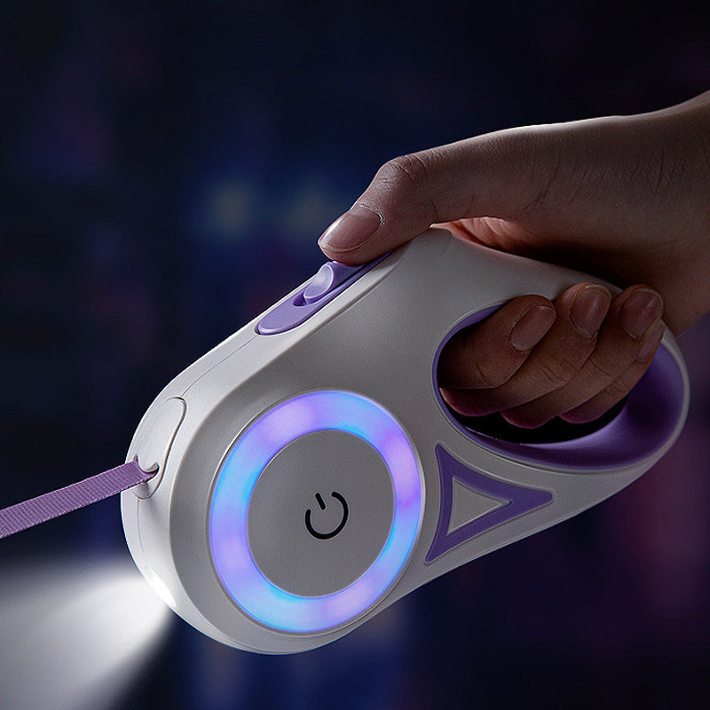 Led Lights Dog Leash by Queendom