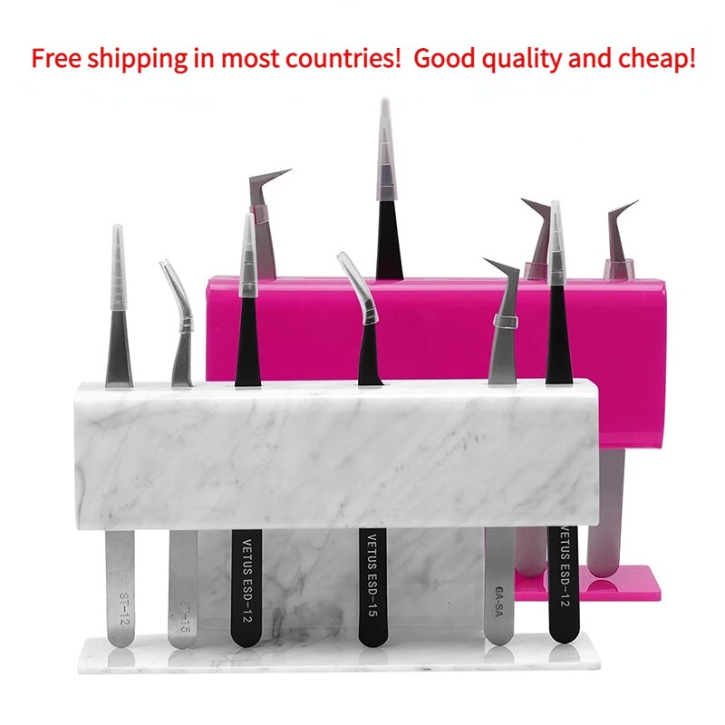 Acrylic Eyelash Tweezers Holder by Queendom