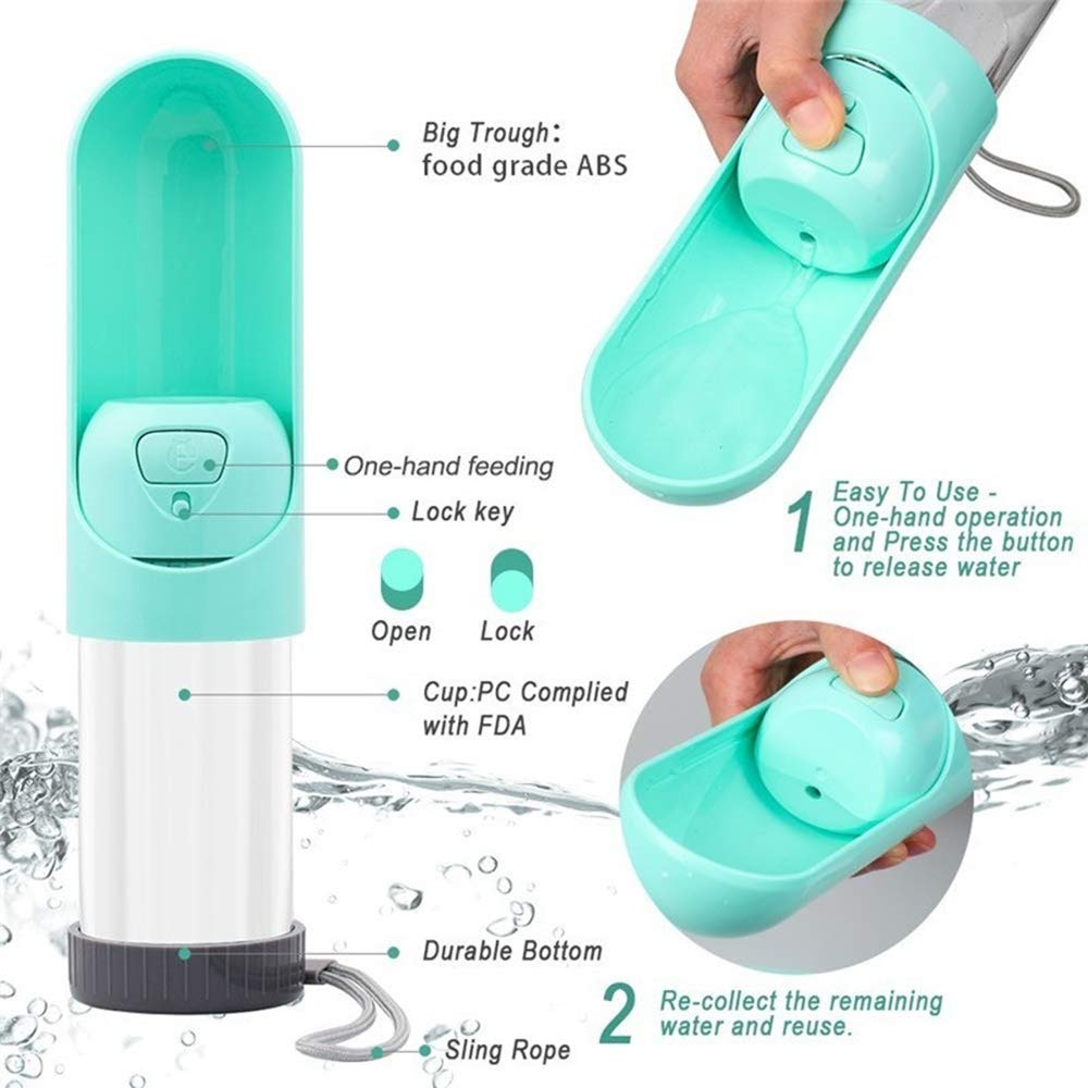 Portable Dog Drinker Bottle by Queendom