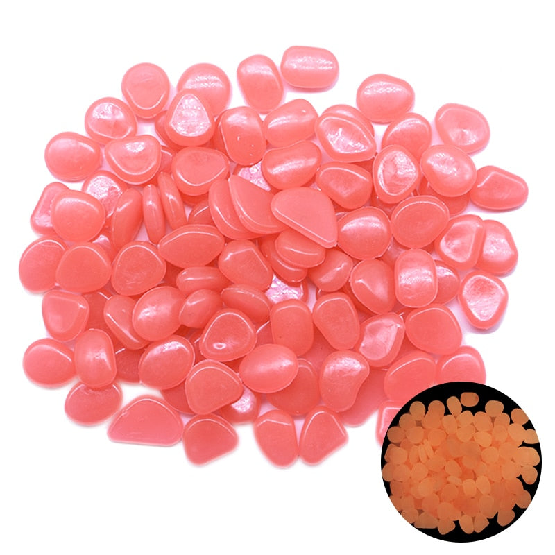Glow in the Dark Garden Pebbles by Queendom