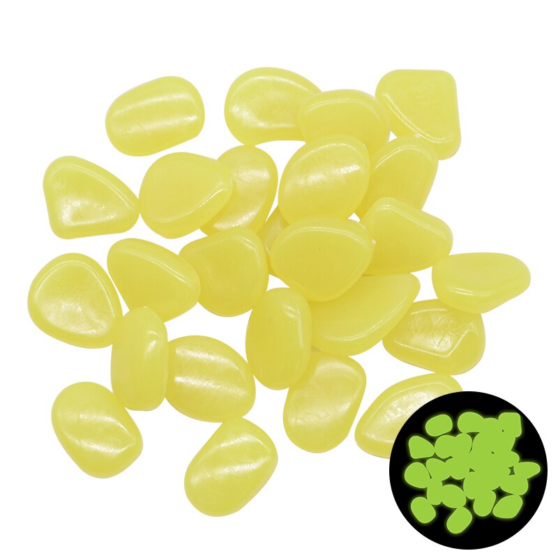 Glow in the Dark Garden Pebbles by Queendom