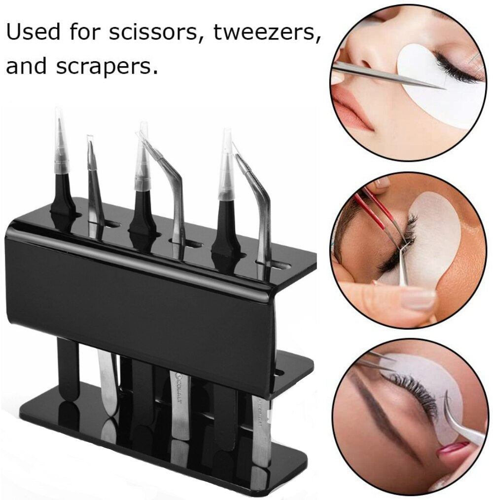 Acrylic Eyelash Tweezers Holder by Queendom