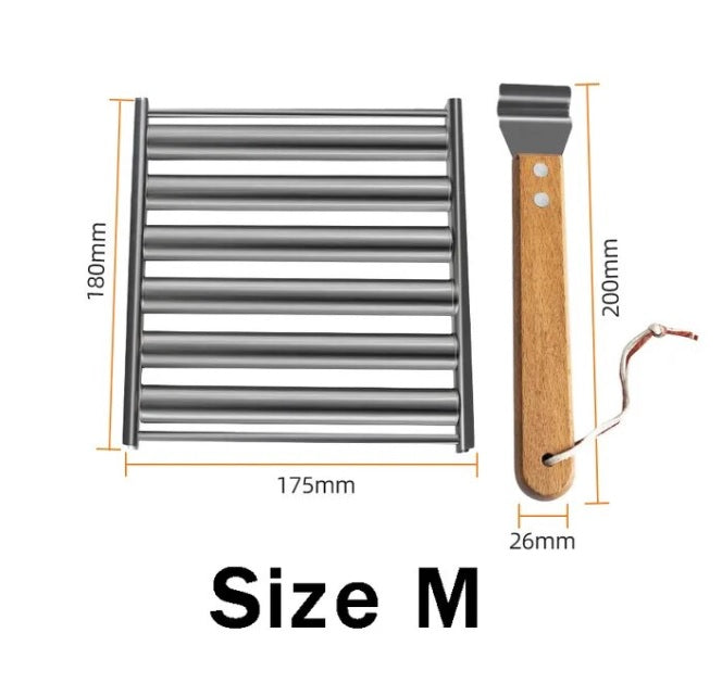 Stainless Steel Hot Dog Roller by Queendom