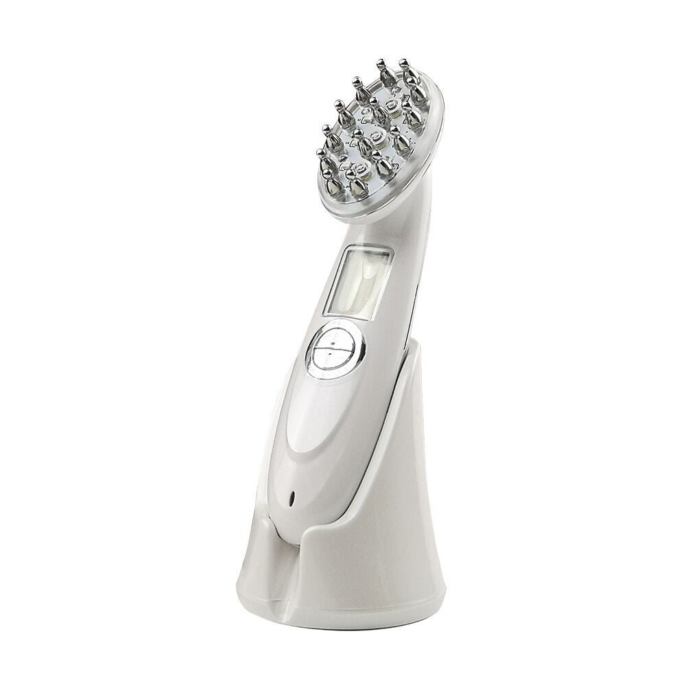Electric Laser Hair Growth Comb Infrared EMS RF Vibration Massager Microcurrent Hair Care Hair Loss Treatment Hair Regrowth by Queendom