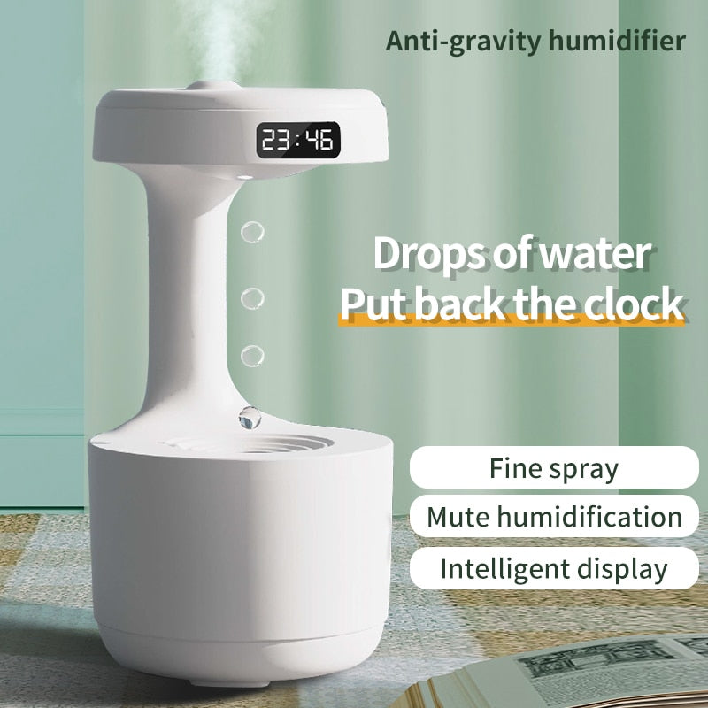 LED Water Drop Humidifier Diffuser by Queendom