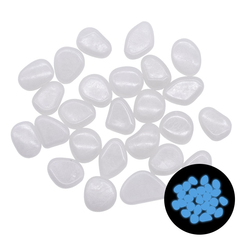 Glow in the Dark Garden Pebbles by Queendom